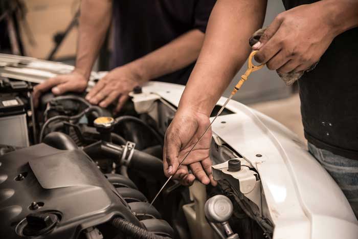 oil change and maintenance
