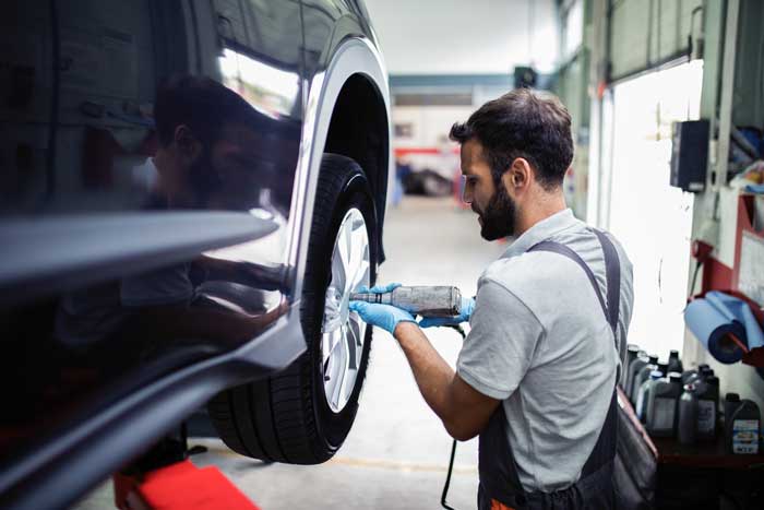 tire replacement and tire rotation